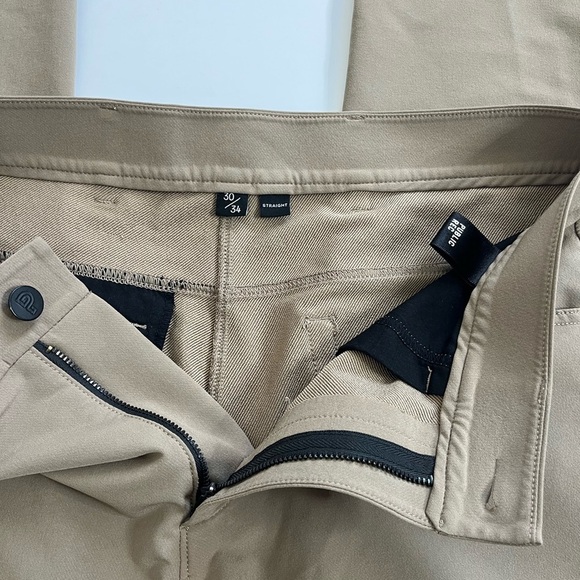 Public Rec Brown Straight Leg Pants Size 30 / 34 - Picture 2 of 12